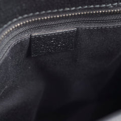 Gucci Monogram Shoulder Tote Bag Black