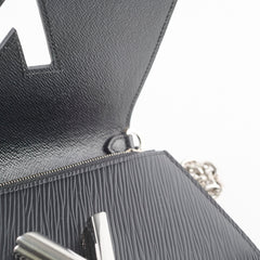 Louis Vuitton Twist Wallet On Chain Black Epi