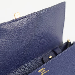 Hermes Cinhetic To Go Wallet Navy