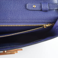 Hermes Cinhetic To Go Wallet Navy