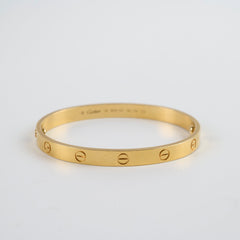 Cartier Love Bracelet Classic Model Size 18