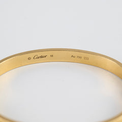 Cartier Love Bracelet Classic Model Size 18