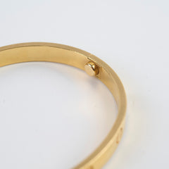 Cartier Love Bracelet Classic Model Size 18