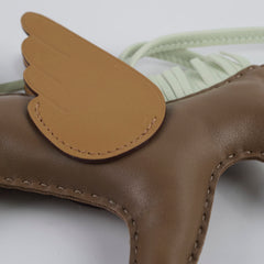 Hermes Pegasus Rodeo MM Biscuit/ Etoupe/ Vert Fizz