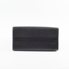 Prada Esplanade Tote Safiano with City  Calf Black