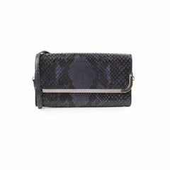 Louis Vuitton Snakeskin Shoulder Bag Navy