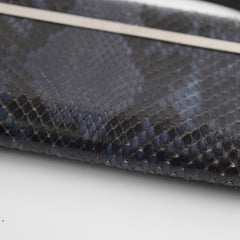 Louis Vuitton Snakeskin Shoulder Bag Navy