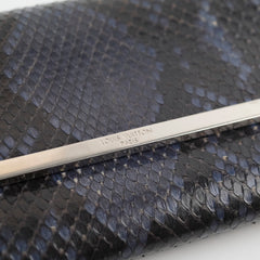 Louis Vuitton Snakeskin Shoulder Bag Navy