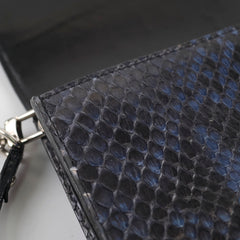 Louis Vuitton Snakeskin Shoulder Bag Navy