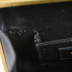 Saint Laurent Kate Box Cross Body Bag Gold