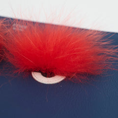 Fendi Monster Clutch Blue/Red