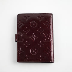 Louis Vuitton Vernis Agenda Cover Burgundy