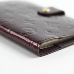 Louis Vuitton Vernis Agenda Cover Burgundy