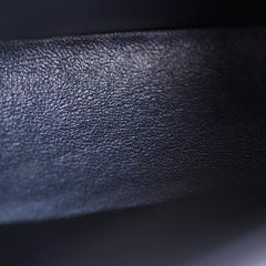 Chanel Small Lambskin Classic Flap Mettalic Navy Series 24