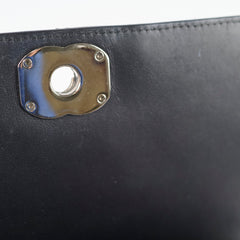 Chanel Patent Medium Coco Boy Flap Black