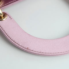 Dior Small Lady Dior Bag Pink Silk Crystals