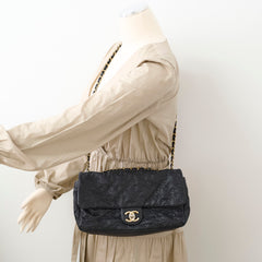 Chanel Seasonal Quilted Flap Bag Black