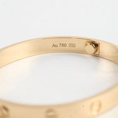 Cartier Love Bracelet Yellow Gold Size17 2024
