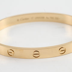 Cartier Love Bracelet Yellow Gold Size17 2024