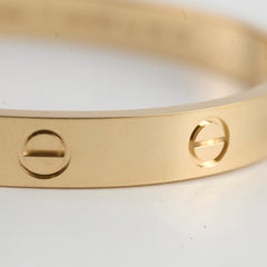 Cartier Love Bracelet Yellow Gold Size17 2024