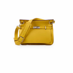 Hermes Jypsiere 34 Clemence Yellow M Square Stamp