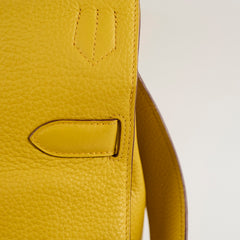 Hermes Jypsiere 34 Clemence Yellow M Square Stamp