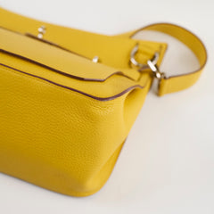 Hermes Jypsiere 34 Clemence Yellow M Square Stamp