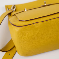 Hermes Jypsiere 34 Clemence Yellow M Square Stamp