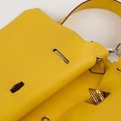 Hermes Jypsiere 34 Clemence Yellow M Square Stamp
