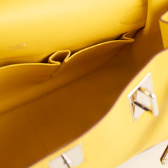 Hermes Jypsiere 34 Clemence Yellow M Square Stamp