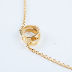 Cartier Baby Love Necklace Yellow Gold 2024