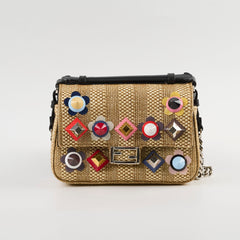 Fendi Flowerland Micro Double Baguette Bag