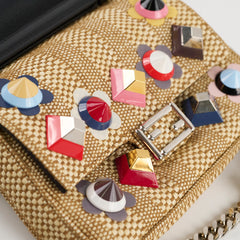 Fendi Flowerland Micro Double Baguette Bag