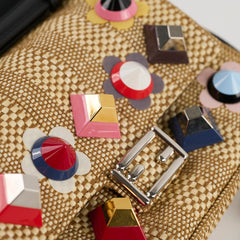 Fendi Flowerland Micro Double Baguette Bag