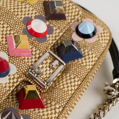 Fendi Flowerland Micro Double Baguette Bag