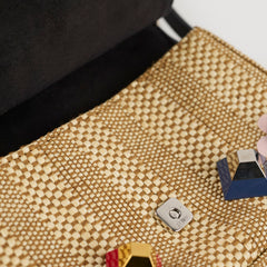 Fendi Flowerland Micro Double Baguette Bag