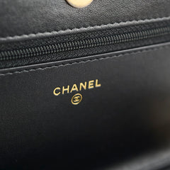 Chanel Caviar Boy Wallet on Chain WOC Black