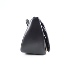 Prada Triangle Leather Black Crossbody Bag