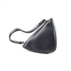 Prada Triangle Leather Black Crossbody Bag