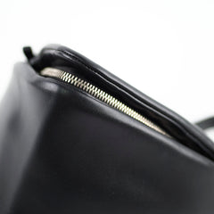 Prada Triangle Leather Black Crossbody Bag