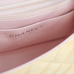 Chanel Mini Square Bag Patent Yellow