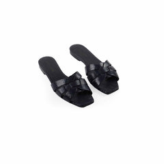 Saint Laurent Tribute Sandals Deep Ocean Size 37.5