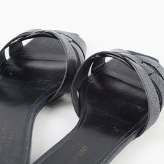 Saint Laurent Tribute Sandals Deep Ocean Size 37.5