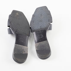 Saint Laurent Tribute Sandals Deep Ocean Size 37.5