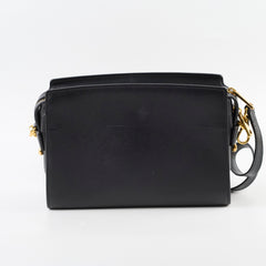 Prada Saffiano Leather Crossbody Bag Black