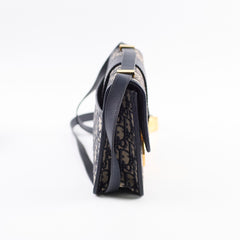 Christian Dior Montaigne 30 Navy Oblique