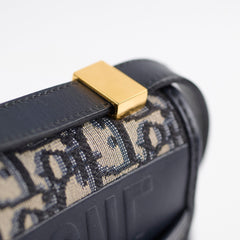 Christian Dior Montaigne 30 Navy Oblique