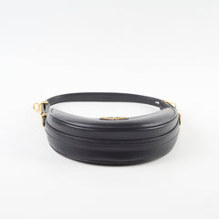 Prada Arqué Leather Shoulder Bag Small Black