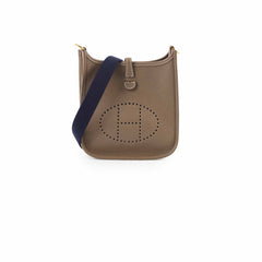 Hermes Mini Evelyn Clemence Etoupe - B Stamp