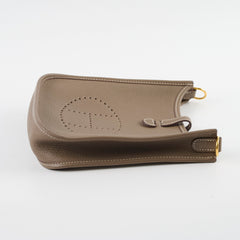 Hermes Mini Evelyn Clemence Etoupe - B Stamp